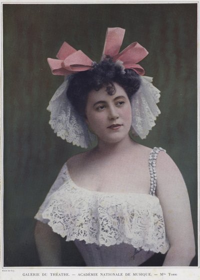 Mademoiselle Torri, actriz y cantante francesa de Du Guy